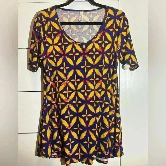 Lularoe short sleeve tshirt mini dress - Picture 1 of 6